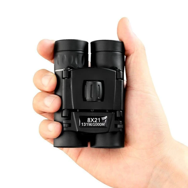 Alt view image 7 of 10 - 8x21 High-Power HD Binoculars Professional Dual-Tube Telescope, Outdoor Night Vision, Phone Adapter Compatible