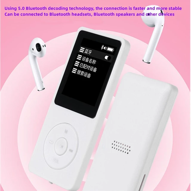 Alt view image 11 of 14 - Bluetooth MP3 MP4 Player Student Portable Music Player with Recording, Speaker, Dictionary, TF Card Slot