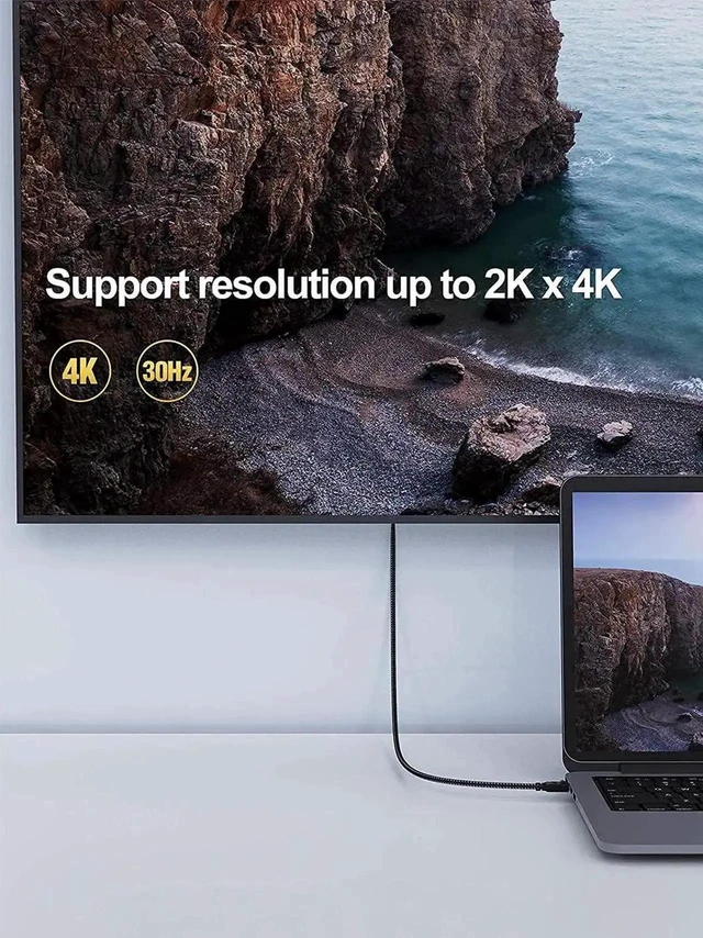 Alt view image 11 of 14 - WISDUM CableCreation Active DisplayPort Male to HDMI Male Cable 4K@60Hz HDR Bundle with 6FT Braided Active DP to HDMI Cable
