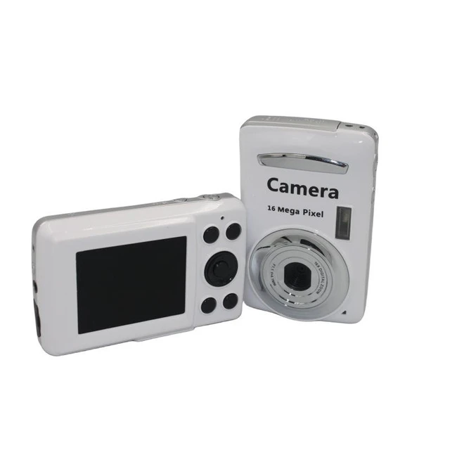 Alt view image 9 of 14 - Vintage Digital Camcorder 16MP HD Video, Selfie Camera, Retro Design for Student Photography Silver No memory card