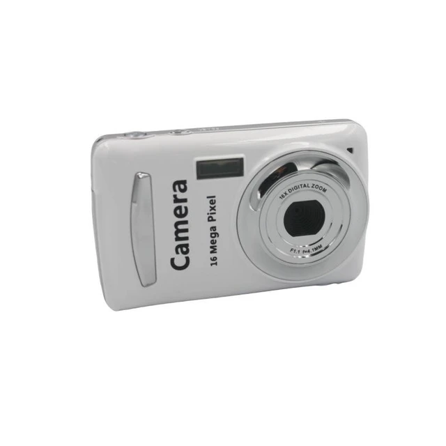 Alt view image 10 of 14 - Vintage Digital Camcorder 16MP HD Video, Selfie Camera, Retro Design for Student Photography Silver No memory card