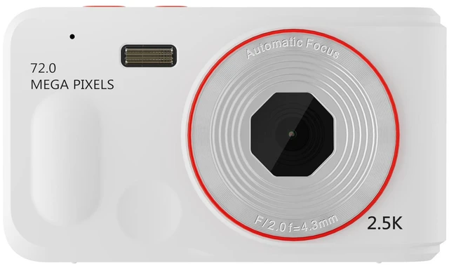 Alt view image 8 of 14 - HD Digital Camcorder High-Pixel Camera, Portable Video Recorder for Home & Everyday Life white No memory card