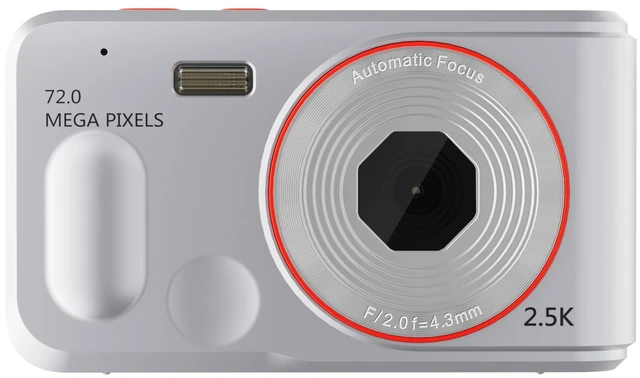 Alt view image 12 of 14 - HD Digital Camcorder High-Pixel Camera, Portable Video Recorder for Home & Everyday Life white No memory card