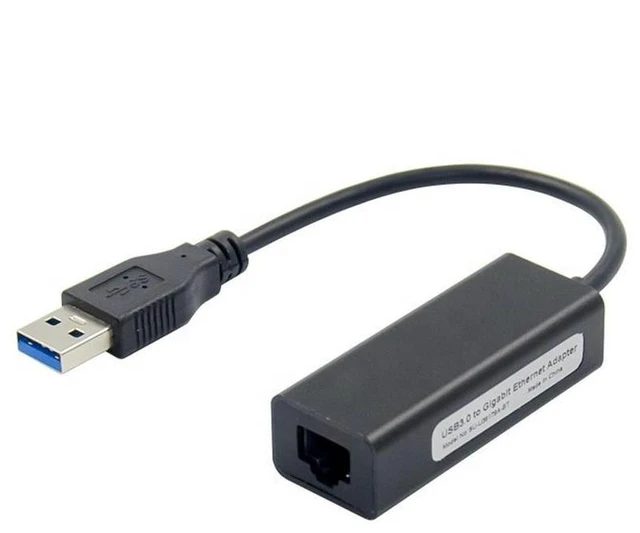 Alt view image 2 of 2 - USB3.0 to 10/100/1000Mbps Network Card Lan RJ45 Port Gigabit Network Adapter AX88179 Chipset USB 3.0