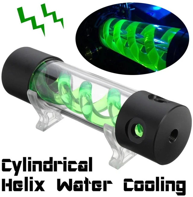 Alt view image 6 of 10 - Reservoir Water Tank G1/4 200mm For Computer PC Liquid Cooling T-Virus Helix Suspension Water Cooling