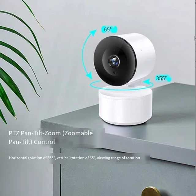 Alt view image 6 of 8 - 3MP HD Indoor WiFi Security Camera 1080P, Infrared Night Vision, Two-Way Audio, Motion Alert, H.265, 128GB TF Card