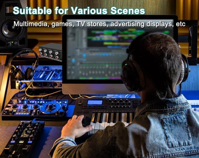 Alt view image 12 of 12 - 3.5mm Aux + RCA L/R Bi-Directional Stereo Audio Switch 4 in 1 Out A/B Analog Audio Switcher Selector