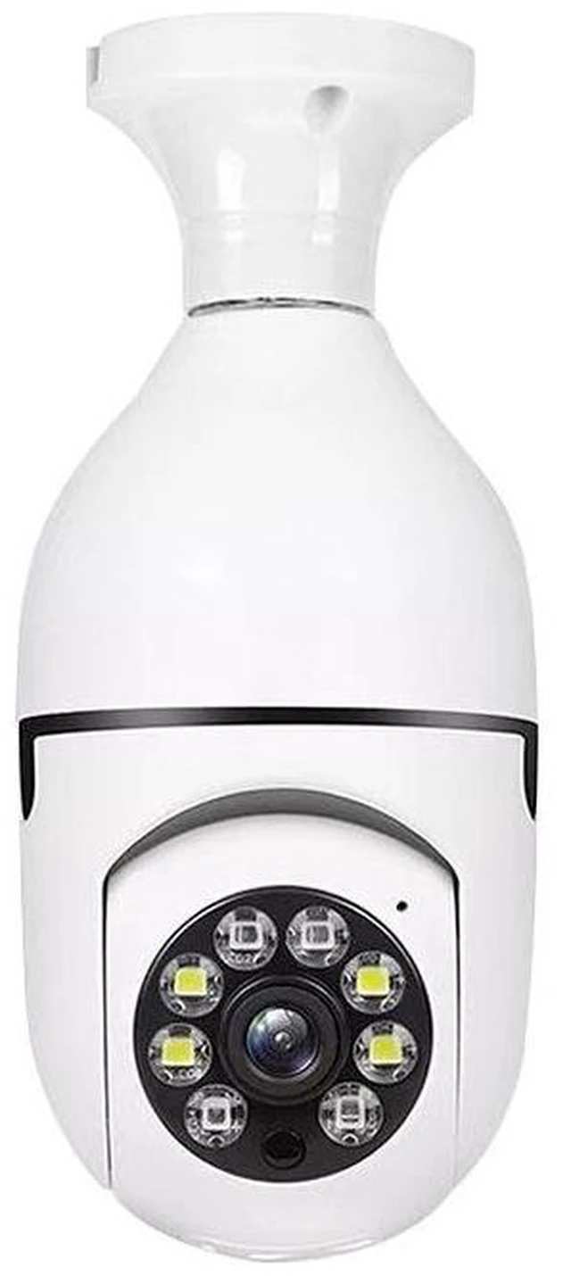 Alt view image 6 of 11 - 2MP Light Bulb Security Camera 2.4G WiFi, 1080P Night Vision, Mobile Remote, Smart Motion Tracking, Two-Way Audio