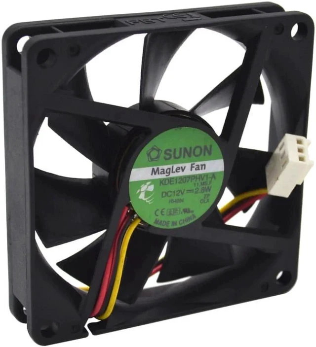 Alt view image 12 of 13 - WISDUM 7015 70mm KDE1207PHV1-A 12V 2.8W 0.23A Computer CPU Fan,Cooler Fan,Cooling Fan for SUNON