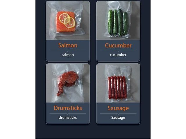 Alt view image 14 of 14 - Vacuum Sealer Machine for Home, Dry & Wet Food Sealer, Automatic Vacuum Packaging System, Compact Food Saver for Kitchen Storage