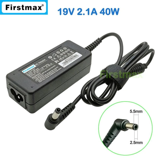 Alt view image 2 of 2 - 19V 2.1A 40W AC laptop power adapter charger for N10 U1 X23 N10E U1E N10JB U2 X23FT N10Jc U2E N10JH EXA1204YH FSP040-RAC