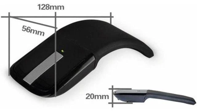 Alt view image 7 of 10 - mouse for Microsoft Arc Touch 2 generation mouse for Arc Touch portable wireless Mice - black