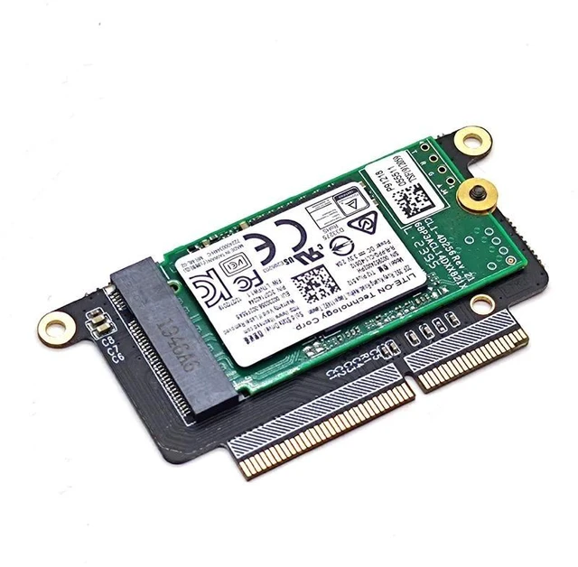 Alt view image 11 of 13 - A1708 SSD Adapter NVMe PCI Express PCIE to NGFF M2 SSD Adapter Card M.2 SSD for Apple Macbook Pro Retina 13" A1708 2016 2017
