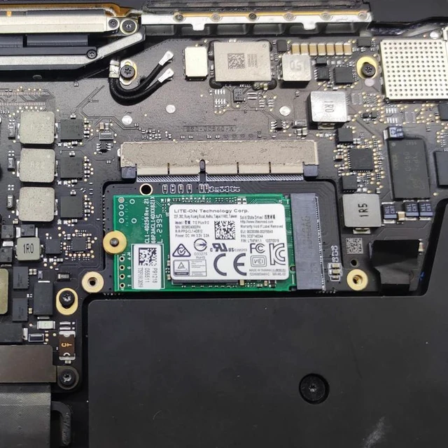 Alt view image 12 of 13 - A1708 SSD Adapter NVMe PCI Express PCIE to NGFF M2 SSD Adapter Card M.2 SSD for Apple Macbook Pro Retina 13" A1708 2016 2017