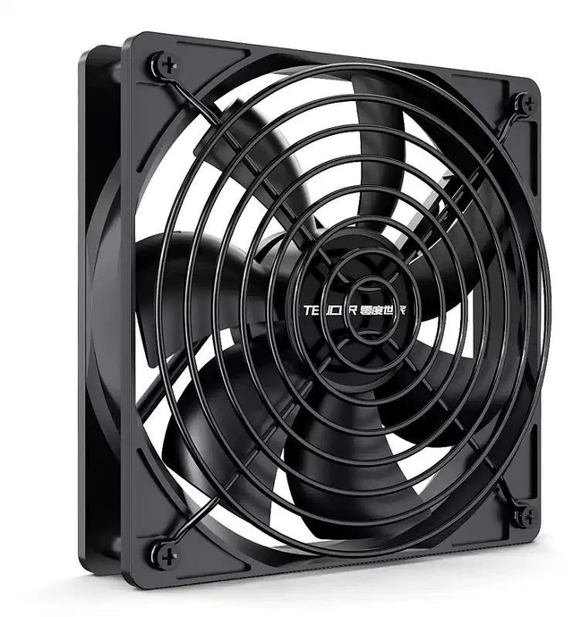 Alt view image 7 of 13 - 2500 RPM High-Speed 12cm Fan High Airflow, PC Case/CPU Cooler/Radiator Cooling Fan