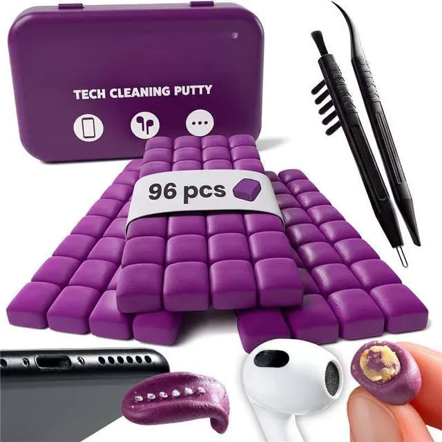Alt view image 6 of 7 - Cleaning Putty & Precision Tools - Earbud, Port & Phone Cleaning Kit | Compatible with iPhone & AirPod, Putty for Phone Speaker & Electronics, USB-C Charging Port Cleaner Tool, Leaves No Residue