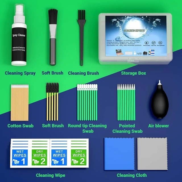 Alt view image 6 of 6 - Phone Cleaning Kit, Phone Screen Cleaner, Cleaning Kit for iPhon Airpod | Cleaning Kit for Cell Phone Airpod, for iPhone Speaker Charging Port Cleaning Tool, Cleaning kit for Laptop USB C Lightning