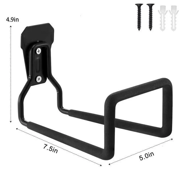 Alt view image 6 of 7 - Hose Hanger, Heavy Duty Metal Hose Holder Wall Mount | Hook for Garden Hose/Expandable Hose/Hose Reel/Water Hose/Pocket Hose/Flexable Hose/Magic Hose 100 Ft