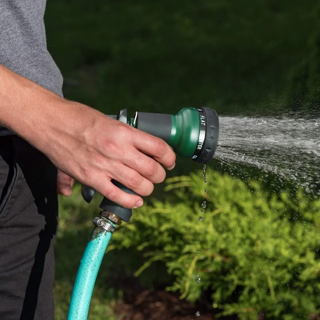 Alt view image 6 of 7 - Garden Hose Nozzle, Water Hose Sprayer Nozzle with 7 Adjustable Watering Patterns, Slip Resistant for Watering Plants, Lawn& Garden, Washing Cars, Cleaning, Showering Pets & Outdoor Fun.