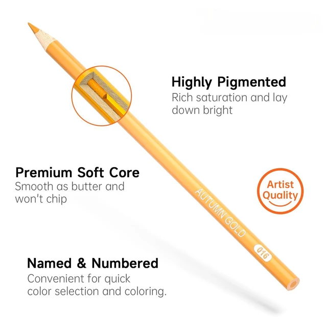 Alt view image 4 of 7 - 80 Colored Pencils, Colored Pencils for Adult Coloring, Soft Core Color Pencil, Drawing Supplies for Adults Kids Artists Beginners Drawing Coloring Sketching