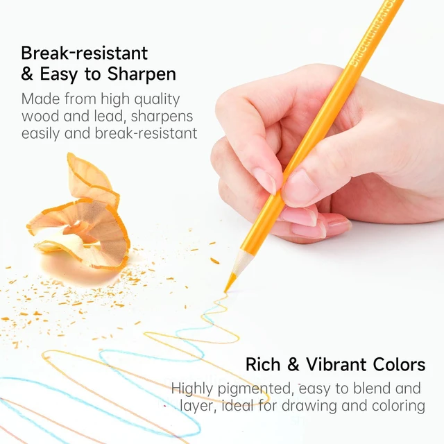Alt view image 5 of 7 - 80 Colored Pencils, Colored Pencils for Adult Coloring, Soft Core Color Pencil, Drawing Supplies for Adults Kids Artists Beginners Drawing Coloring Sketching
