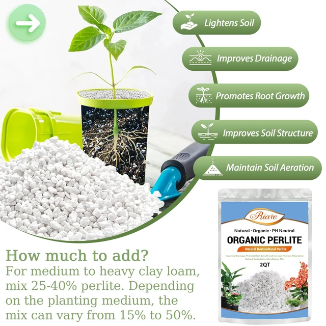 Alt view image 3 of 7 - Organic Perlite for Plants, Horticultural Perlite Soil Amendment | Drainage & Aeration, Coarse Perlite Potting Mix for Succulents, Cacti, Orchids, Hydroponics, Propagation & Carnivorous