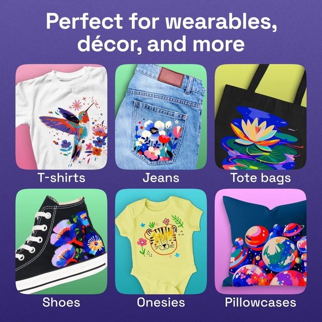 Alt view image 2 of 7 - 24 Dual-Tip Fabric Markers Decorating Kit, Permanent for Clothes | Brush & Fine Tip, Acrylic Paint Pens for Sneakers, Bags, Shoes, Textiles, Canvas, Sewing, Craft, & DIY