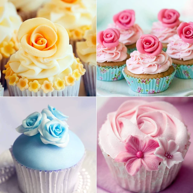 Alt view image 6 of 7 - 47 Pcs Russian Piping Tips Set, 12 Flower Frosting Nozzles Icing Tips for Cake Decorating Tips Kit, Baking Supplies for Cookie Cupcake, 2 Leaf Piping Tips 2 Couplers 30 Pastry Baking Bags