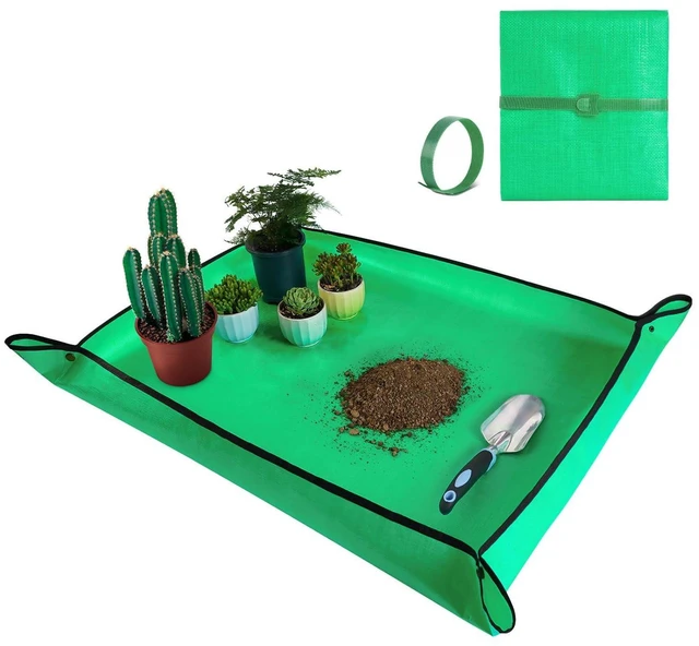 Main image of Large Repotting Mat for Plant Transplanting and Mess Control Thickened Waterproof Potting Tray Succulent Potting Mat Portable Gardening Mat Plant Gifts for Women