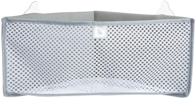 Alt view image 2 of 4 - High 'n Dry Corner Bath Toy Organizer and Storage, Grey