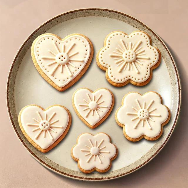 Alt view image 4 of 6 - Stainless Steel Cookie Cutters Set, 18 Pieces, Star, Flower, Heart, Circle, Square, Hexagram Shapes