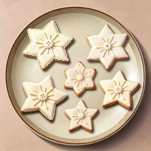 Alt view image 5 of 6 - Stainless Steel Cookie Cutters Set, 18 Pieces, Star, Flower, Heart, Circle, Square, Hexagram Shapes
