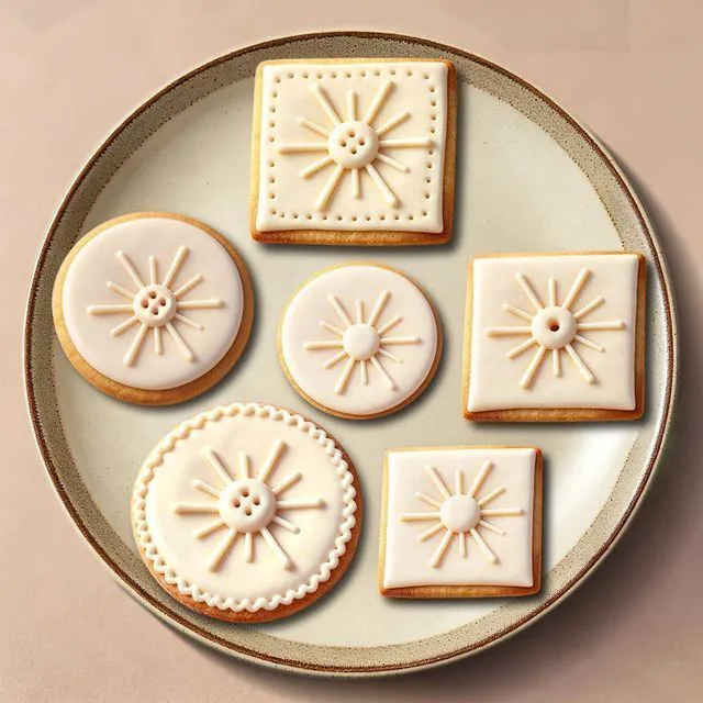Alt view image 6 of 6 - Stainless Steel Cookie Cutters Set, 18 Pieces, Star, Flower, Heart, Circle, Square, Hexagram Shapes