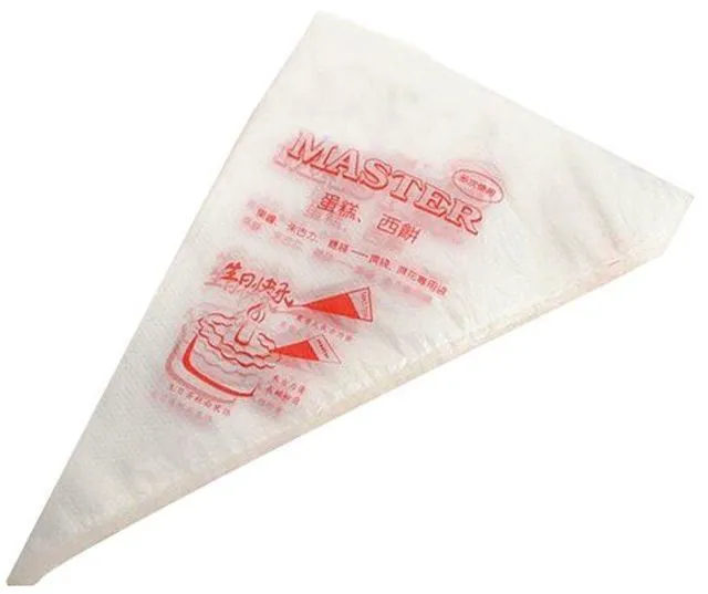 Main image of Piping Pastry Bag Pack of 100 Plastic Disposable Cream Pastry Bag Cake Icing Sugarcraft Cupcake Piping Decorating Tool For Baking Supplies (Small 25.5CMx26CMx15.5CM)