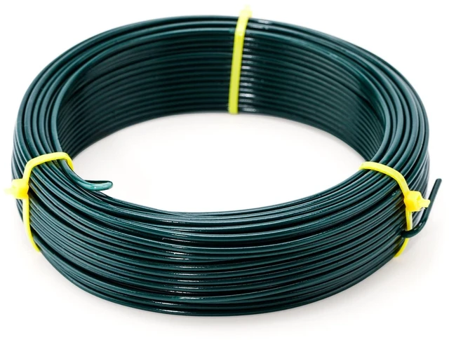 Main image of Green Garden Wire 2mm- 100 Feet Garden Plant Ties Plant Wire for Climbing Plants Plants Twist Ties for Tomatoes Support Vines Vegetables Flowers Indoor & Outdoor Gardening Training