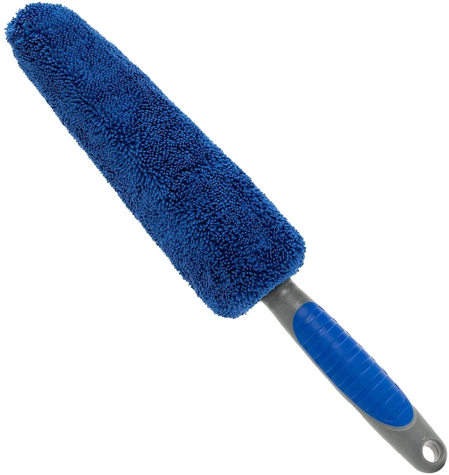 Main image of Microfiber Wheel Cleaning Brush for Car Detailing, Metal Free Design | Car Cleaning Brush for Car Detailing Kit, Clean Exhaust Tips, Wheels, and Rims
