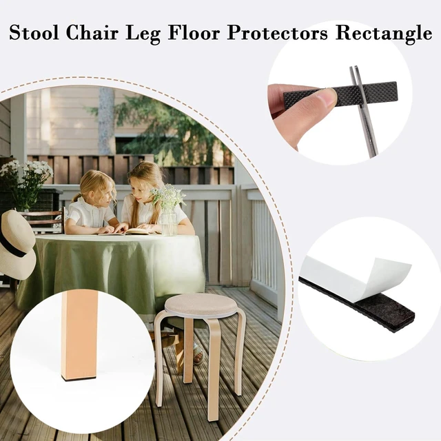 Alt view image 7 of 7 - Non Slip Furniture Pads - Furniture Grippers for Hardwood Floors, 30 PCS Brown Non Skid Pads for Furniture Legs, Self Adhesive Rubber Furniture Floor Protectors - Keep Furniture in Place