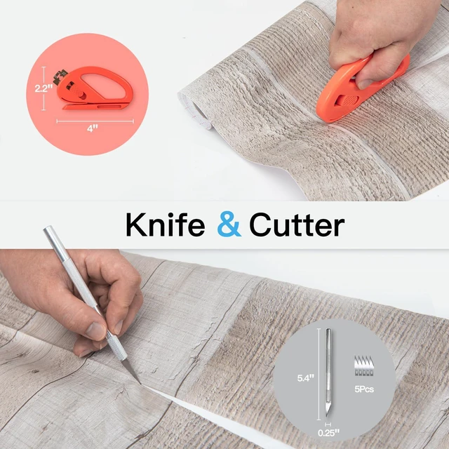 Alt view image 4 of 7 - Smoothing Tool Kit for Peel and Stick Tile, Contact Paper, Vinyl Film | Durable Wear-Resistant Tool, Multi-Scene Use, for Contact Tile, Window Film & Car Wrap, Ideal for home and DIYers