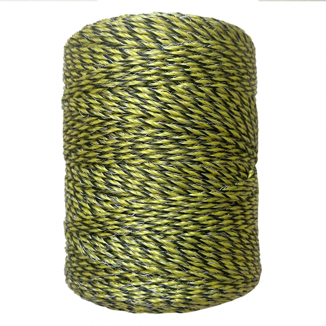 Alt view image 6 of 6 - Upgraded Electric Fence Polywire 330 Feet100 Meter6 Stainless Steel Strands for Reliable Conductivity and Rust ResistancePortable Electric Fence Rope