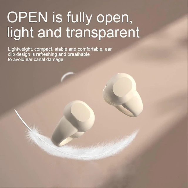 Alt view image 8 of 10 - Wireless Bone Conduction Headphones, Open Ear Bluetooth 5.3 with Noise Cancellation, 6H Playback for Sports