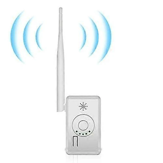 Alt view image 6 of 10 - Ecocleanpath White WiFi Range Extender & Booster with Power Supply, Dual Mode Repeater/AP for Whole Home Coverage