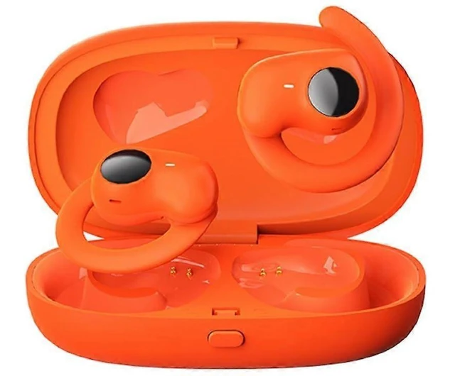 Alt view image 6 of 10 - Earless Open Ear Bluetooth Headphones, 40H Play, Sweatproof, Secure Fit Wireless Earbuds (Red)