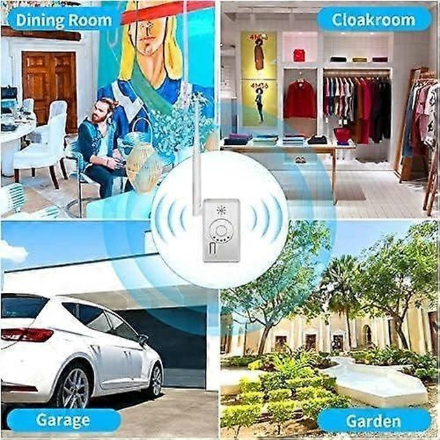 Alt view image 10 of 10 - Ecocleanpath White WiFi Range Extender & Booster with Power Supply, Dual Mode Repeater/AP for Whole Home Coverage