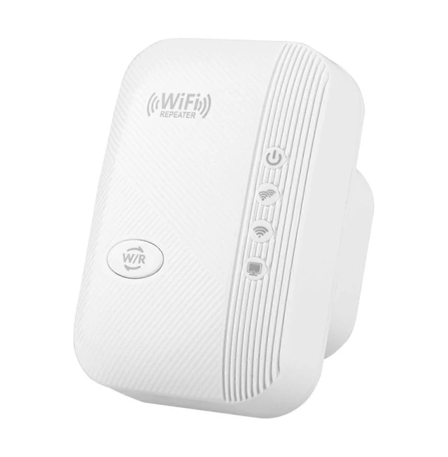 Alt view image 6 of 10 - Ecocleanpath 300Mbps WiFi Range Extender & Repeater, 2.4GHz Signal Booster Amplifier, Easy Setup (White)