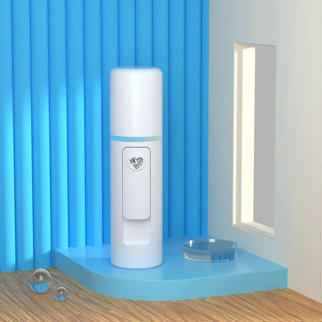 Alt view image 9 of 10 - Ecocleanpath Portable Nano Facial Mister - 20ml USB Steamer for Hydration, Lash Extensions & Skin Care (White)