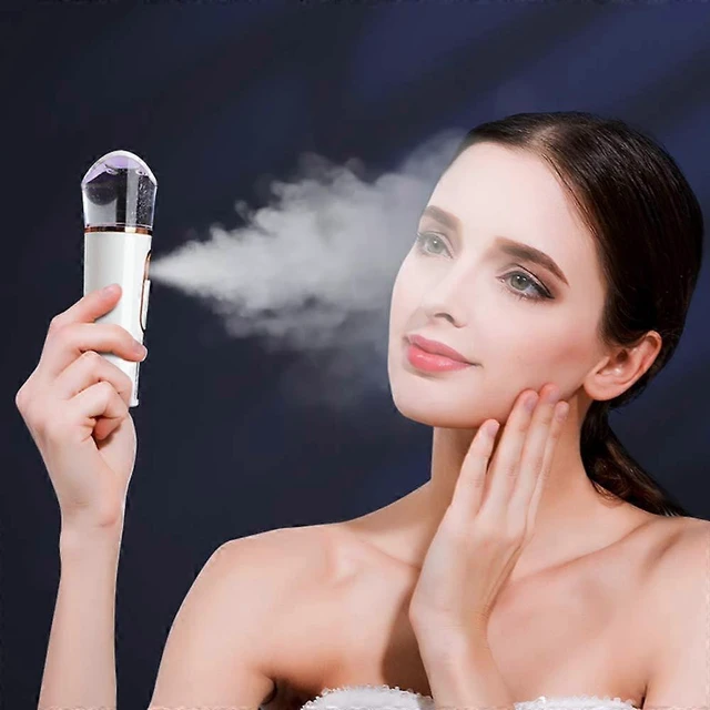 Alt view image 7 of 10 - Ecocleanpath Pink Nano Sprayer with Skin Analyzer & Moisture Tester | Portable Facial Mist & Cold Compress