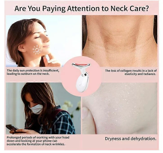 Alt view image 10 of 10 - Ecocleanpath Triple Action Neck & Face Lift Device with 3 Modes, Rechargeable, White | Home Spa Beauty Tool