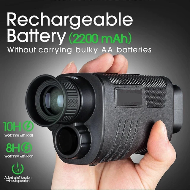 Alt view image 10 of 10 - Ecocleanpath Upgraded Digital Night Vision Monocular with 8X Zoom & IR Illuminator for 100% Darkness (Black)