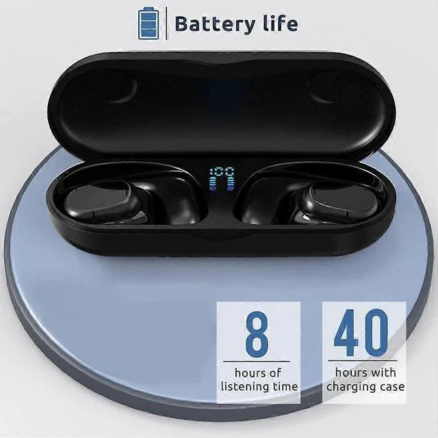 Alt view image 7 of 10 - Open Ear Air Conduction Bluetooth Headphones for Kids & Adults, Wireless Sport Earbuds (Black)