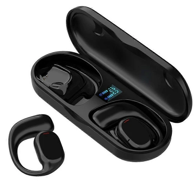 Alt view image 6 of 10 - Open Ear Air Conduction Bluetooth Headphones for Kids & Adults, Wireless Sport Earbuds (Black)